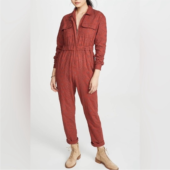 FREE PEOPLE Set The Tone Coveralls - Picture 6 of 16